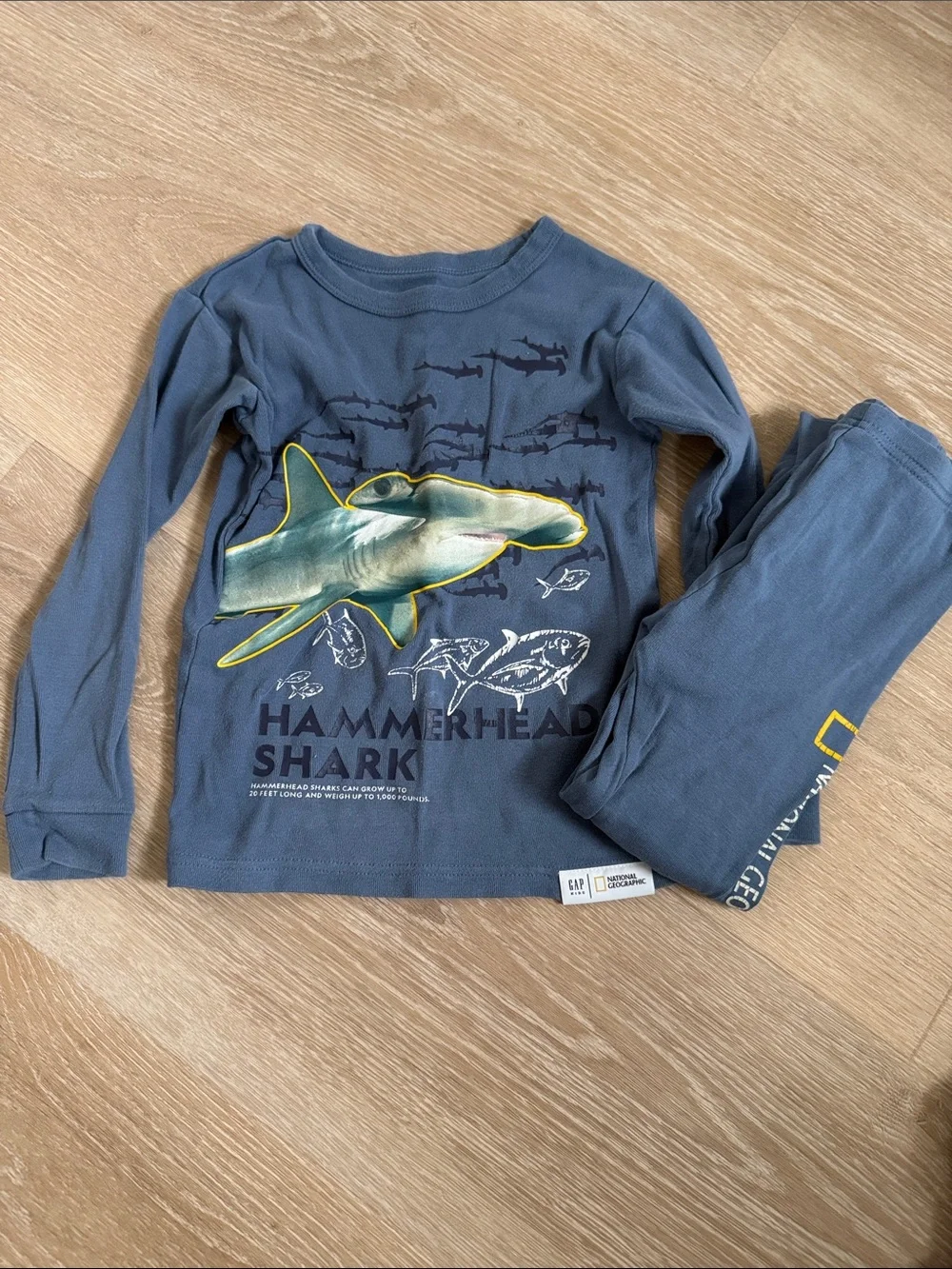GAP Blue Hammerhead Shark Pajama Set